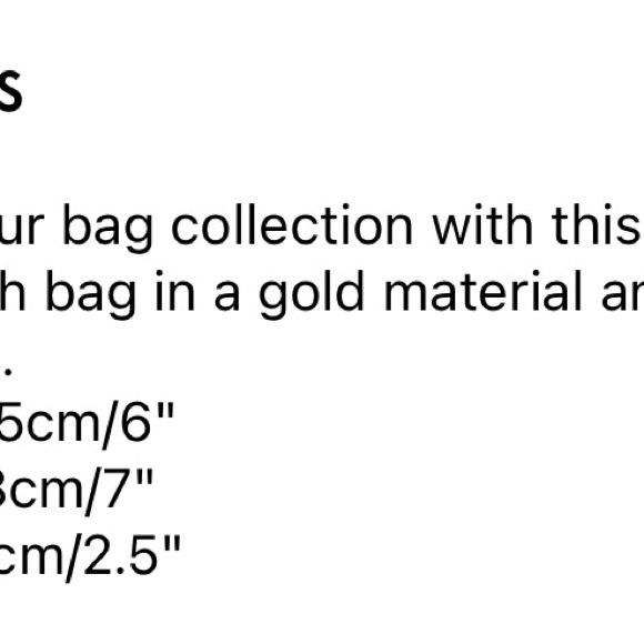 Gold dumpling bag - Picture 6 of 7